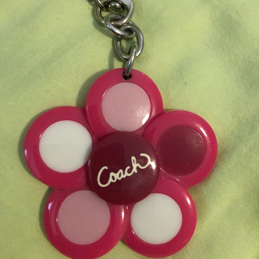 Coach bag tag or keychain